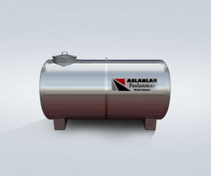500 L Horizontal Stainless Steel Tank (cylinder)